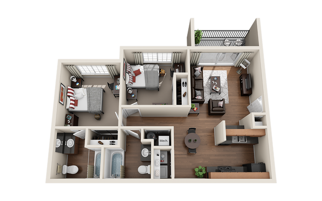 Unit Bedroom A Bedroom A floor plan